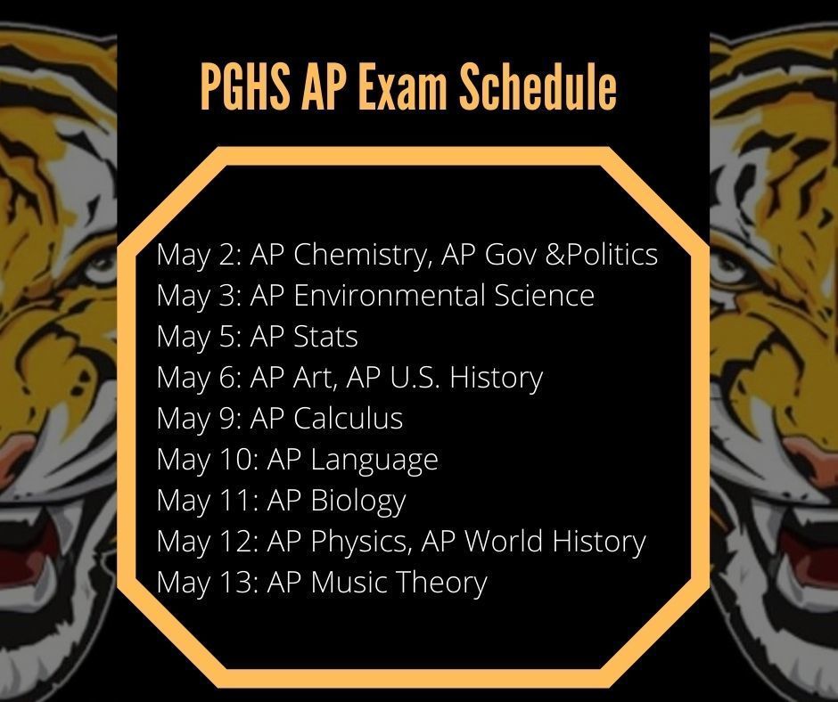 AP Exam Schedule
