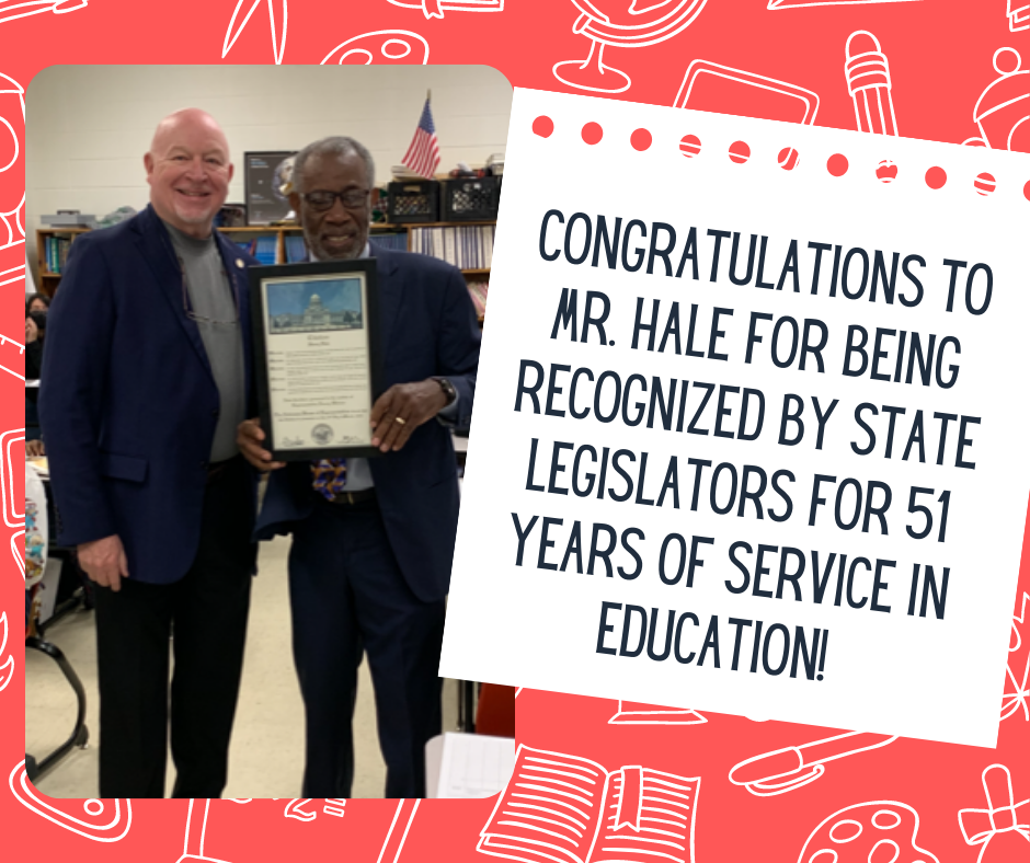 Congrats Mr. Hale!