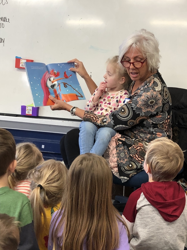 Preschool loved having a Mystery Reader today!