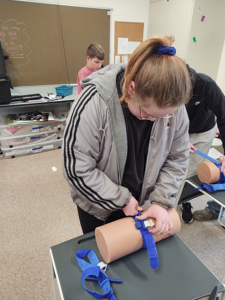 Thank you Ascension Standish Hospital for providing the materials for our "Stop the Bleed" and CPR training in 7th grade health!