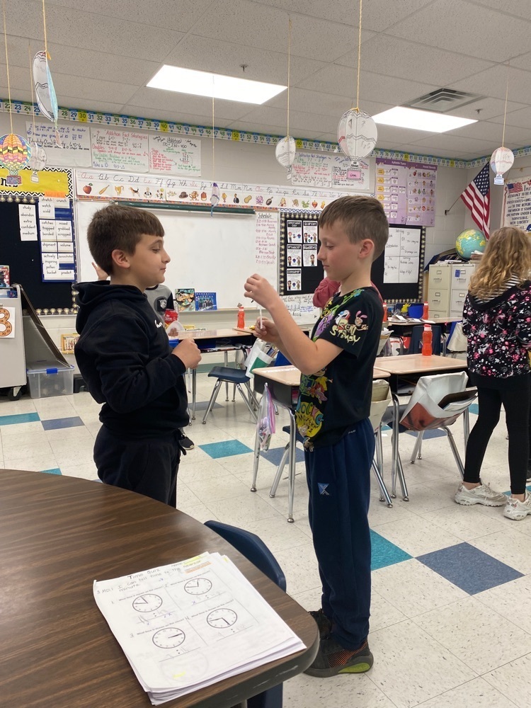 Asking each other what the answer is! 
