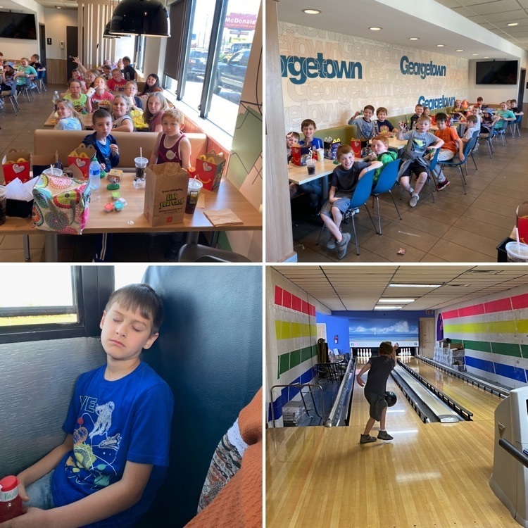 McDonalds, sleeping on the bus and bowling 