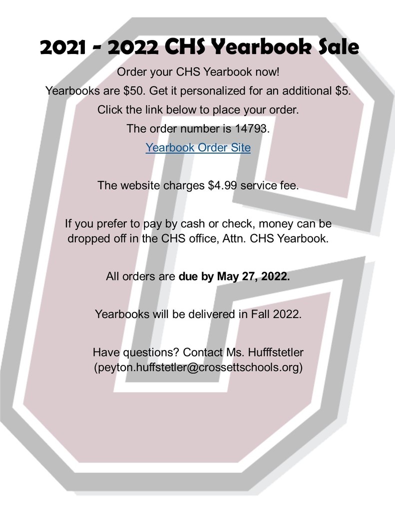 yearbook sale