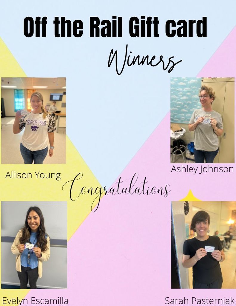 Off the Rail Winners!