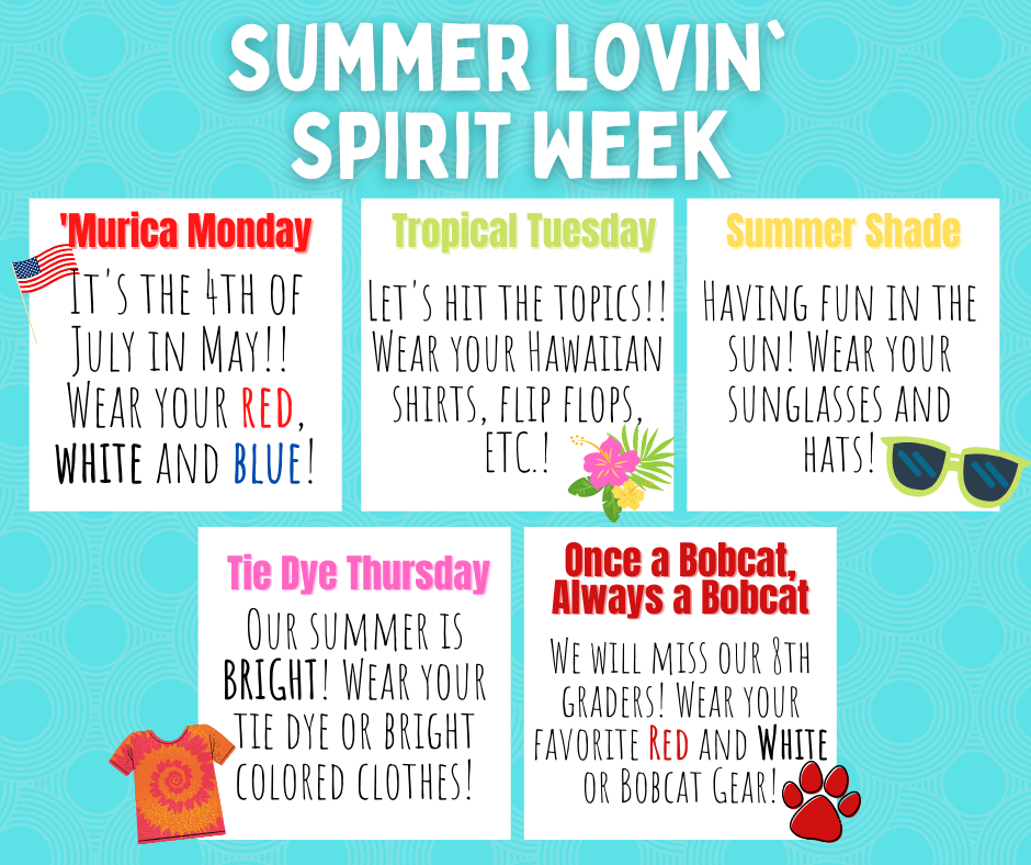 Summer Spirit Days!