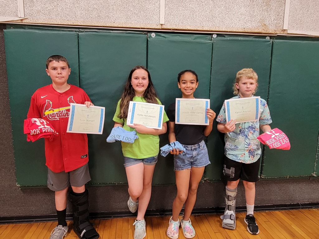 1000 Book Point Reading Award