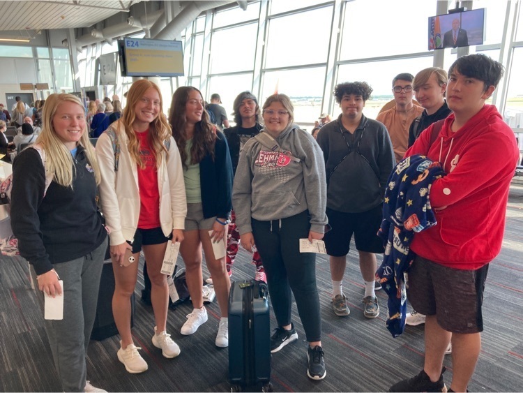 Eagles land at the DC Airport.