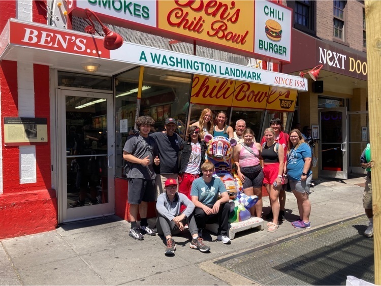 Group picture with Ben’s chili bowl owner