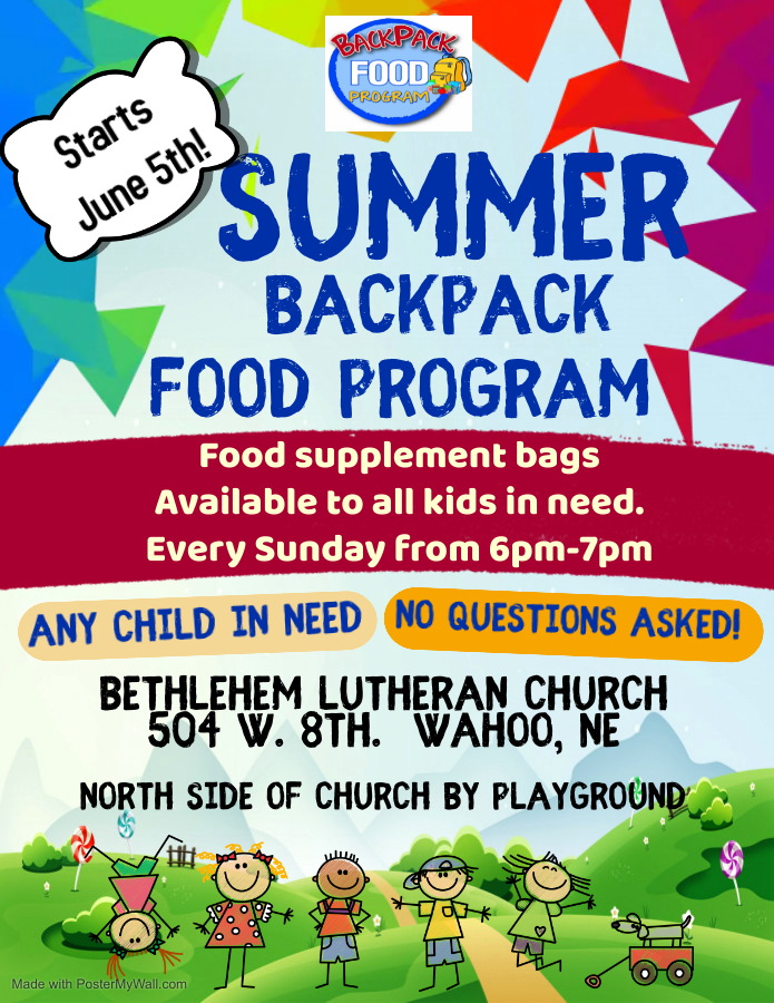 Summer backpack program