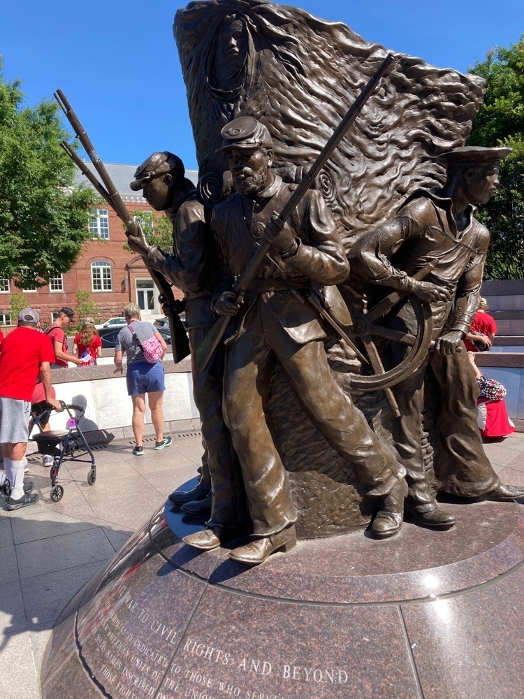  African American Civil War memorial.