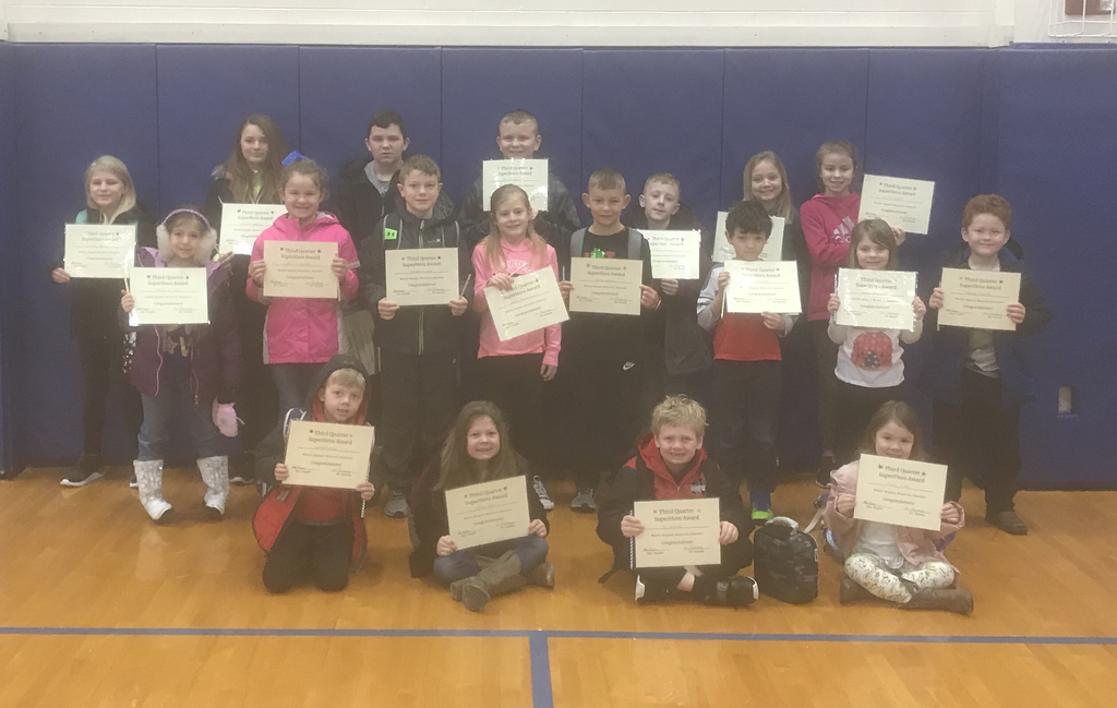 Bobcat Super Hero Award Winners for 3rd Qtr.