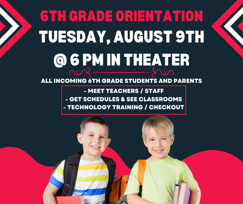 6th Grade Orientation