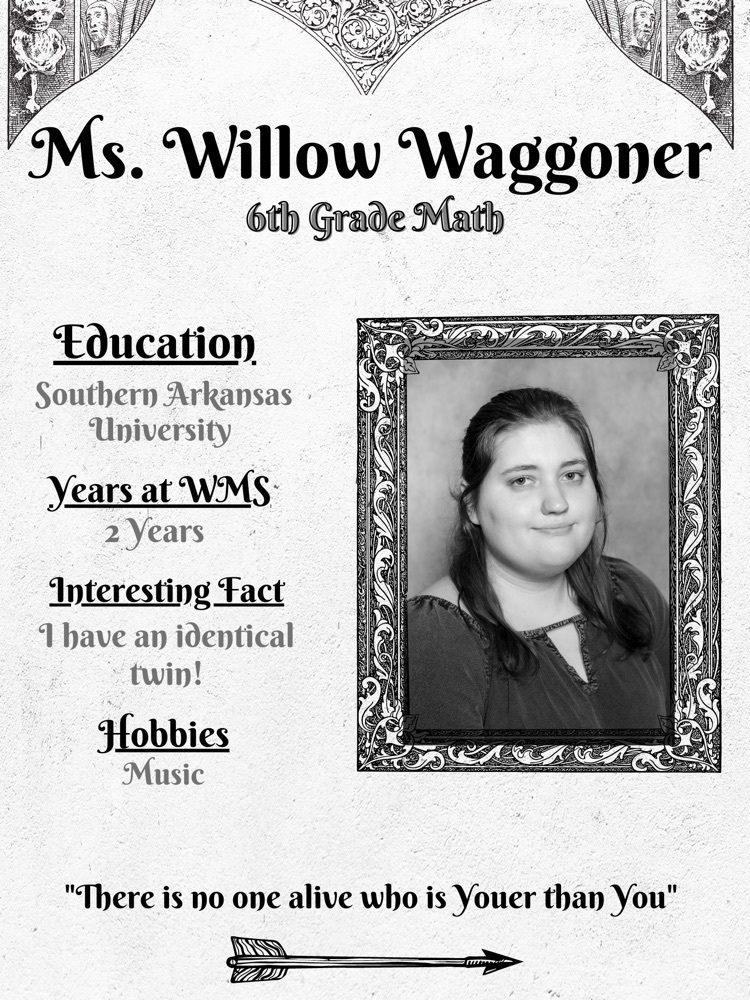 Meet our math teachers! #WMSKnights 💜⚔️