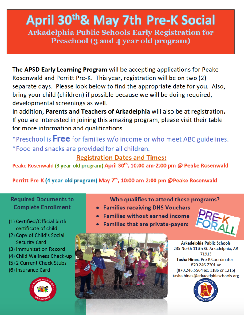 Pre-K Registration Information
