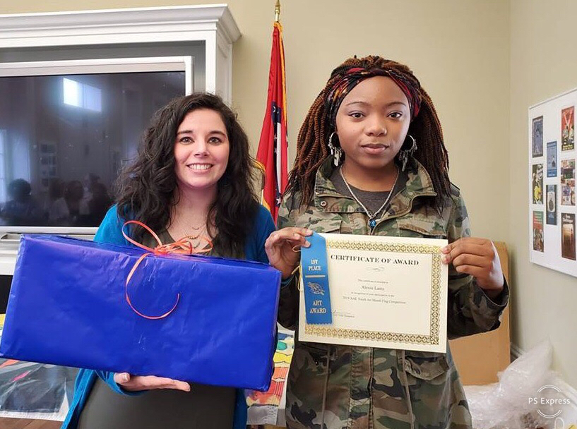 Congratulations to Alexia Lams on winning 1st place in the high school division of the Arkansas Art Educators Youth Art Month Flag Design Contest. Star City is the only High School in Southeast Arkansas that offers AP Studio Art! Just another reason to #ChooseStarCity!!