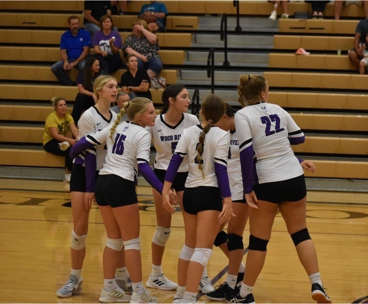 A team huddle
