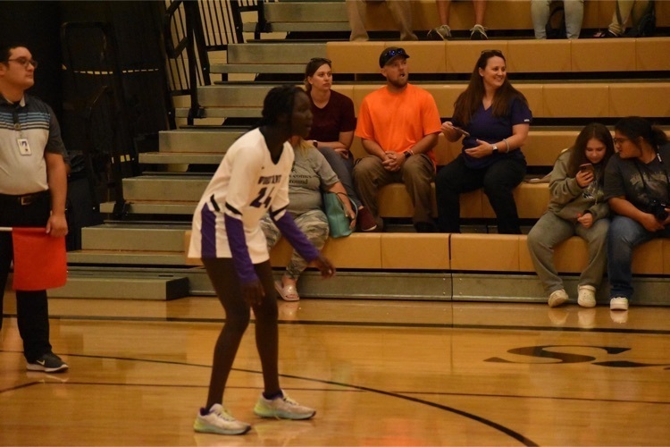 Nya gets ready to receive a pass