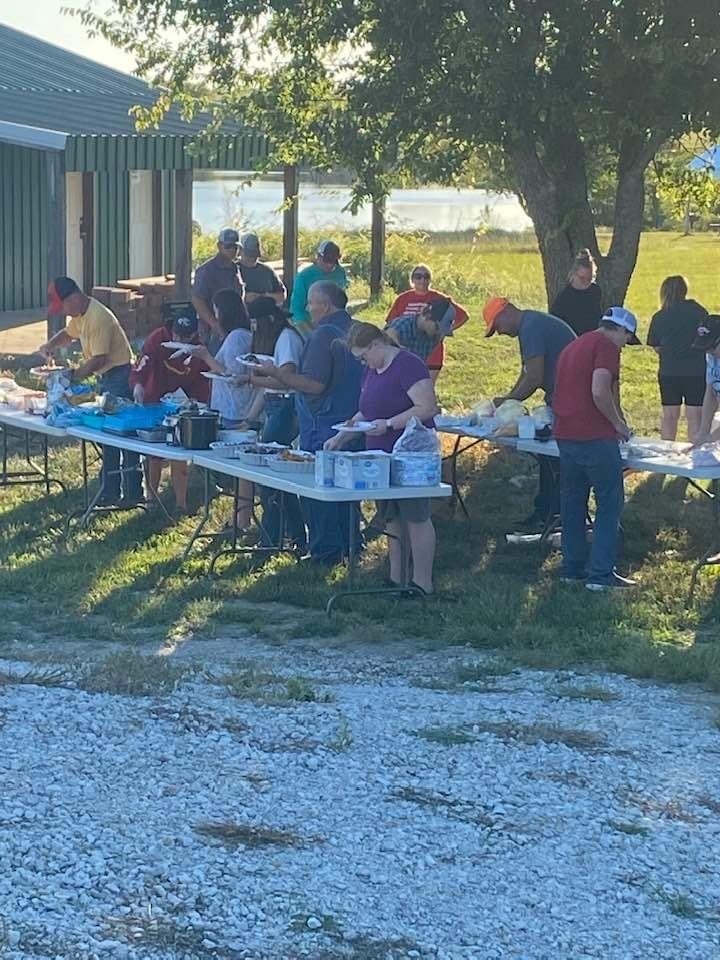 Great food, conversation and fun.