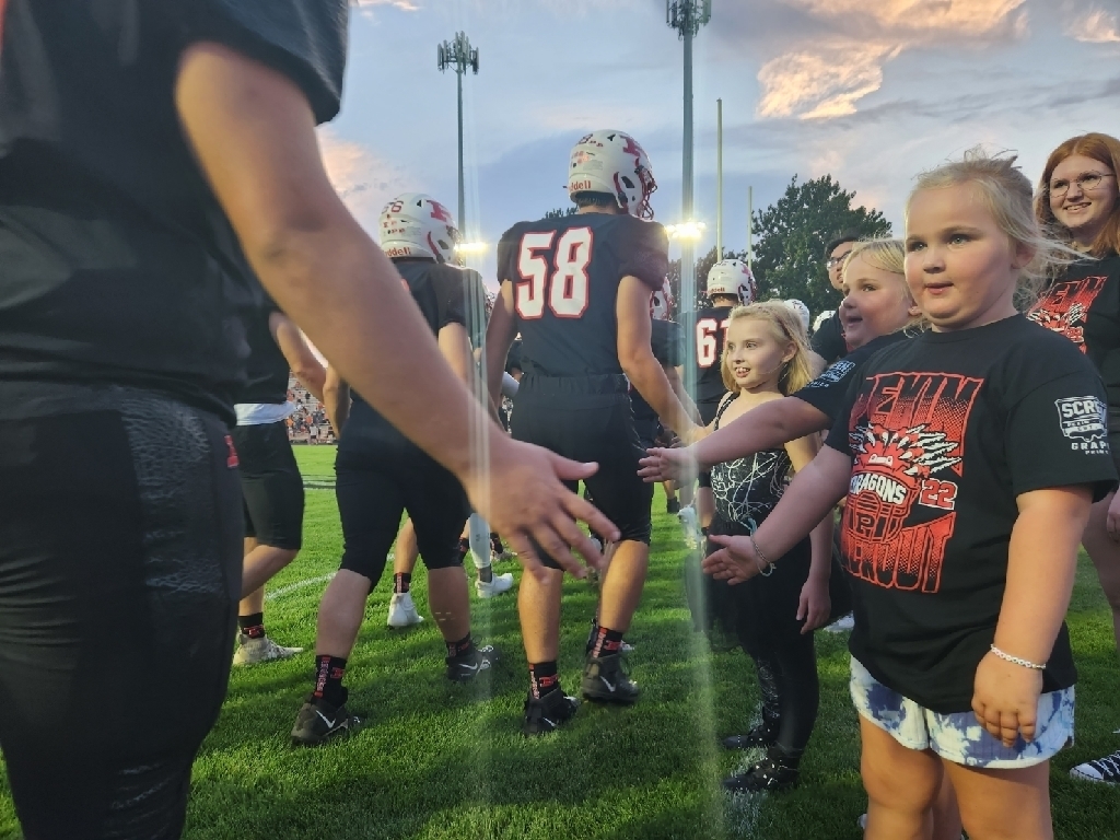 meeting fball team