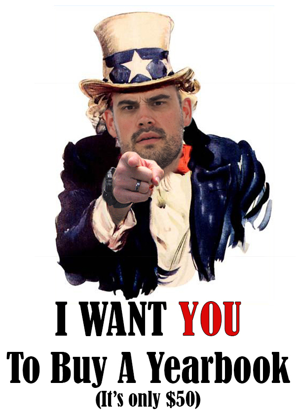 I want you to buy a yearbook