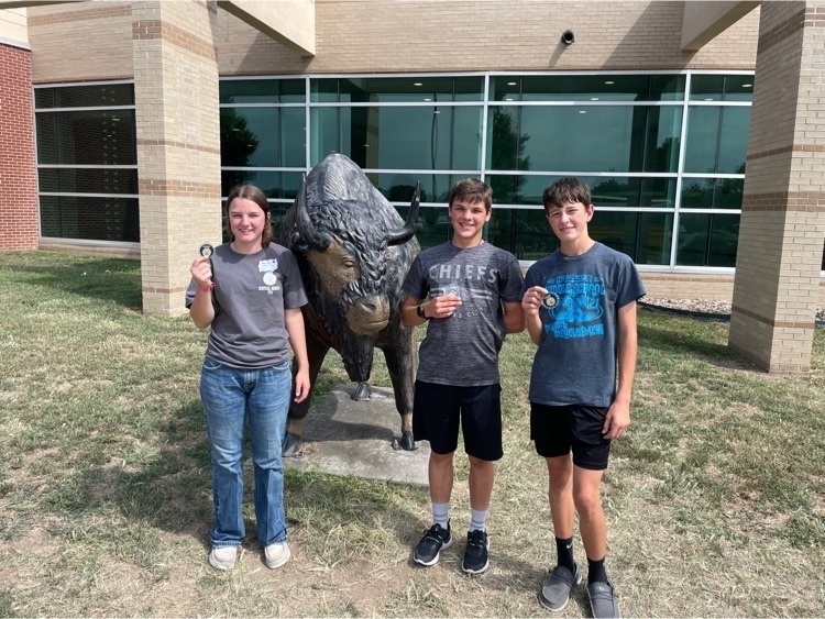 These FFA Members earned their first of hopefully many FFA awards.