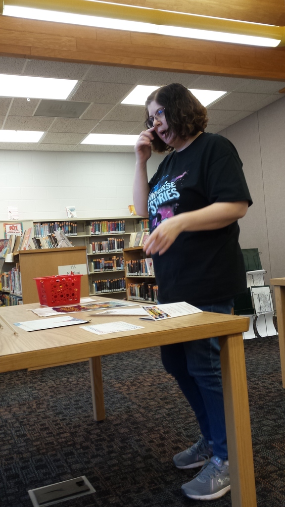 Librarian Christy Graham