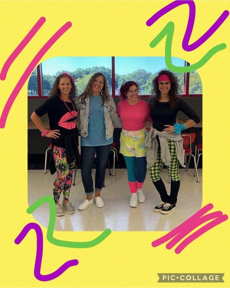 This gnarly group of math teachers had some totally tubular 80s outfits!