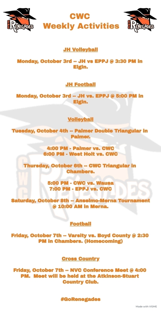 Weekly Activities