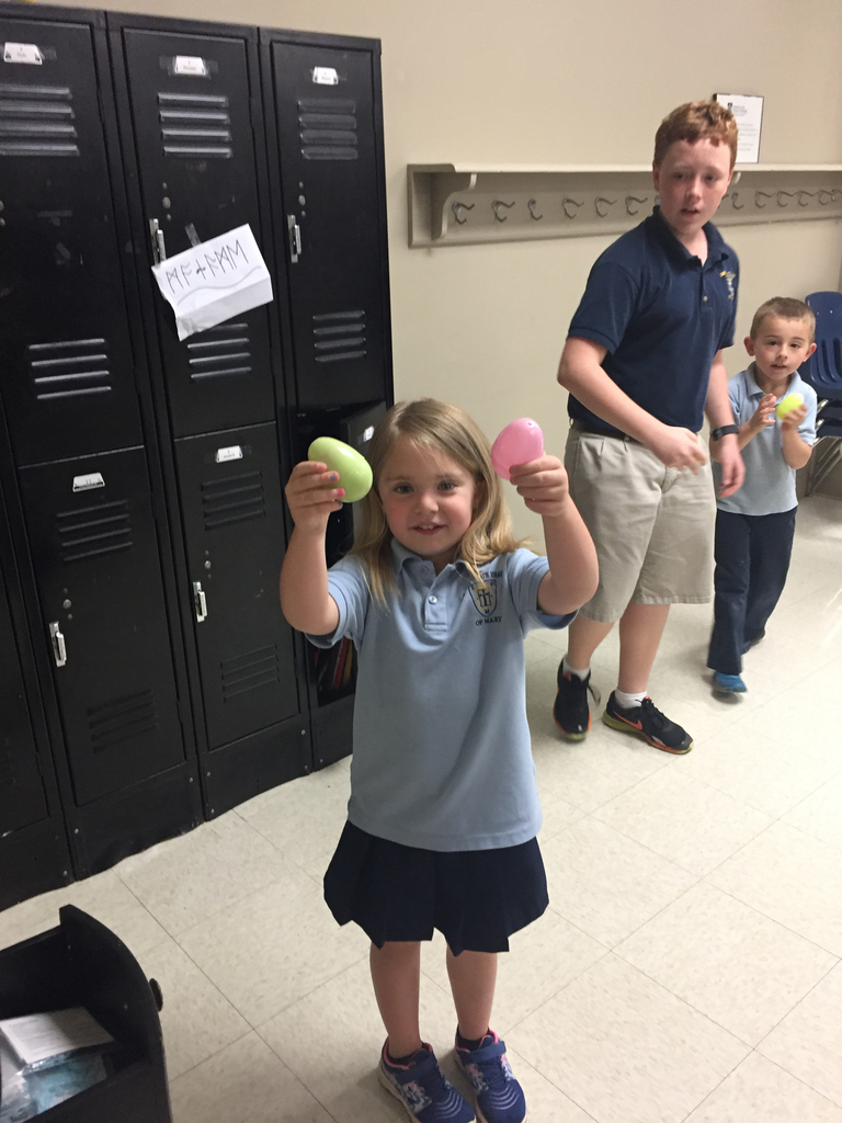 Julianna found her eggs!