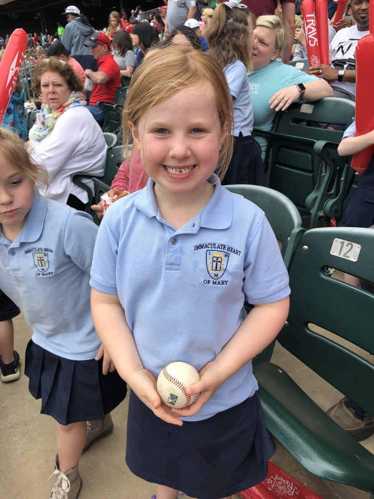 Kindergarten enjoyed a field trip to the Travelers game.
