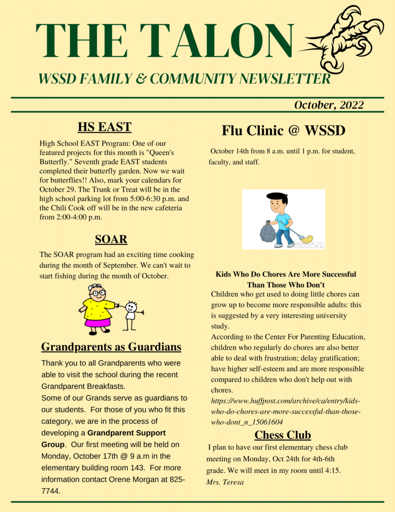 The Talon -- Family & Community Newsletter