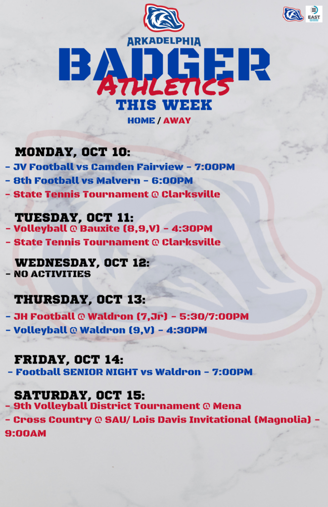 Badger Athletics This Week