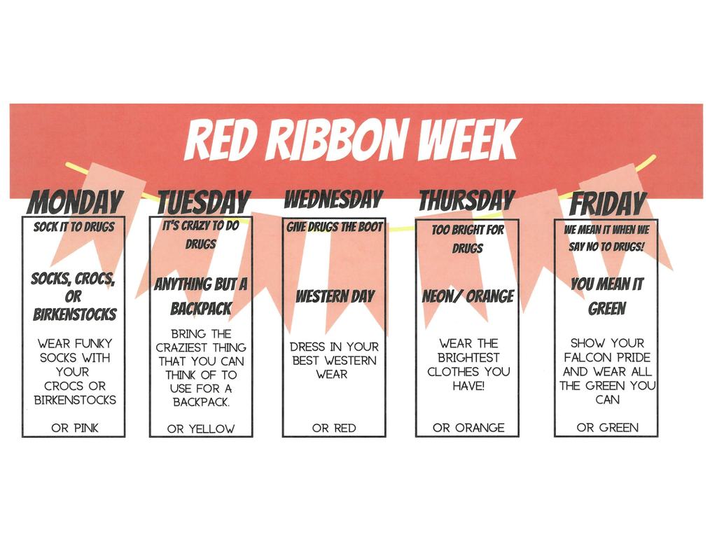 Red Ribbon Week on Oct. 22-26  Longley Way Elementary School