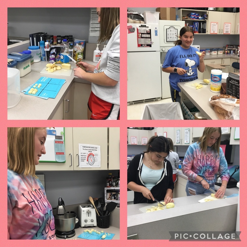 culinary essentials students work in classroom