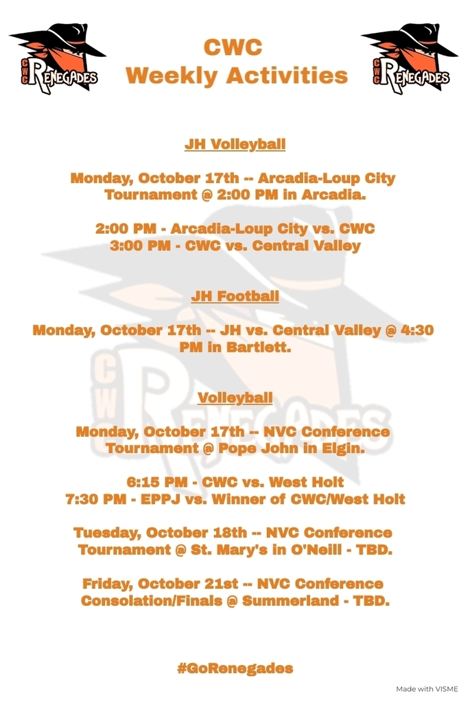 Weekly Activities