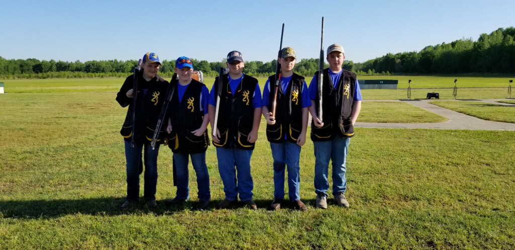 Jr High Trap shooting