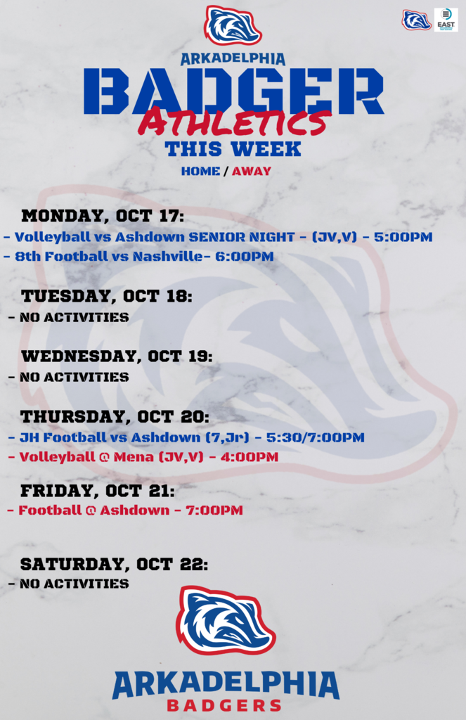 Badger Athletics This Week