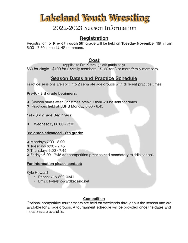 Lakeland Youth Wrestling