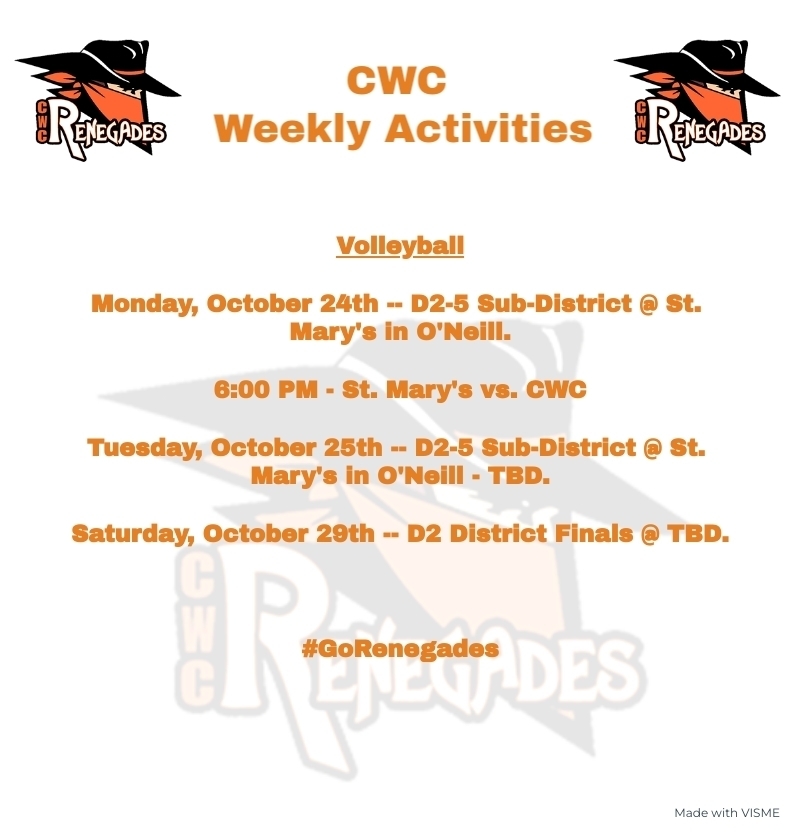 Weekly Activities