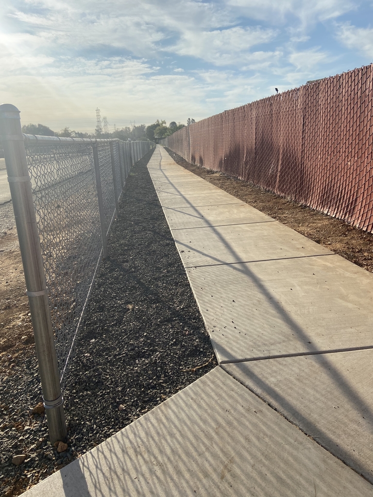 Mesa Avenue Safe walk to school sidewalk different view