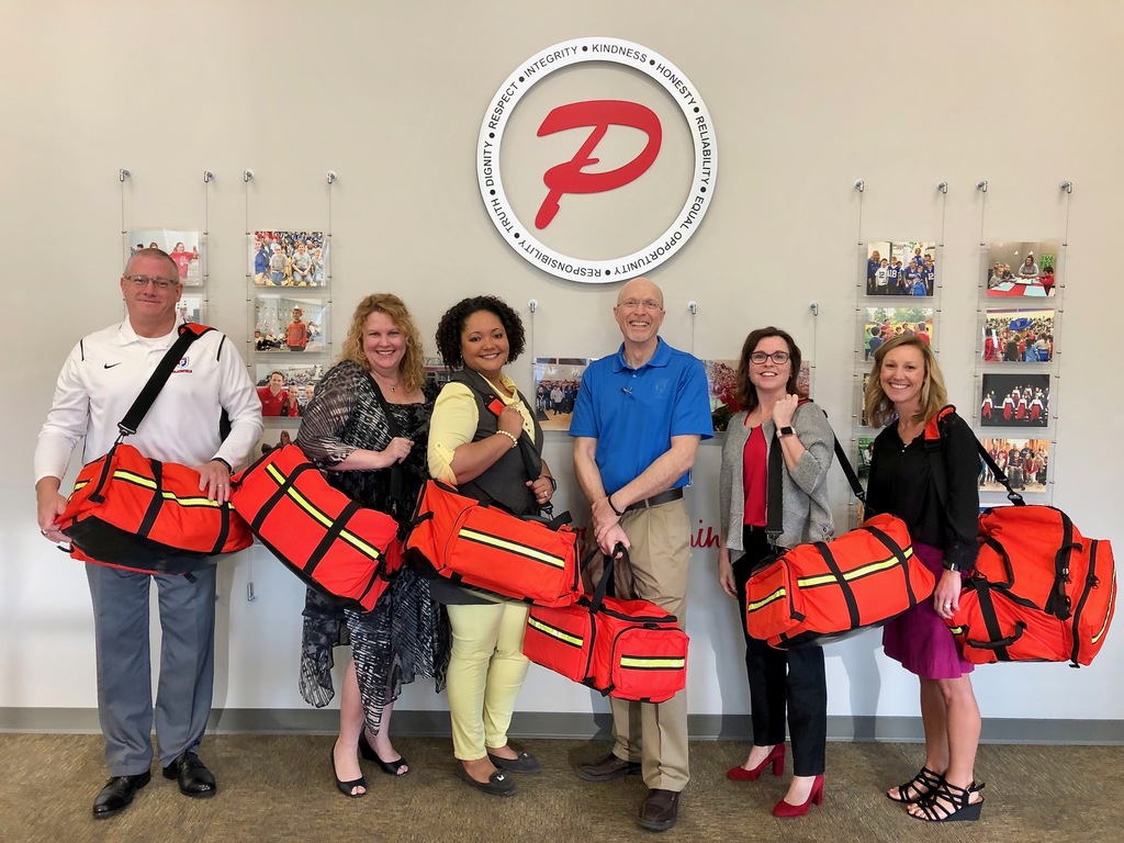 L-R: Mel Siefert, PHS; Marisa Donovan, Clarks Creek; Nicole Walker, Brentwood; Ray Helmuth, Van Buren; Julie Thacker, Central; Kyle Tutterow, PCMS.