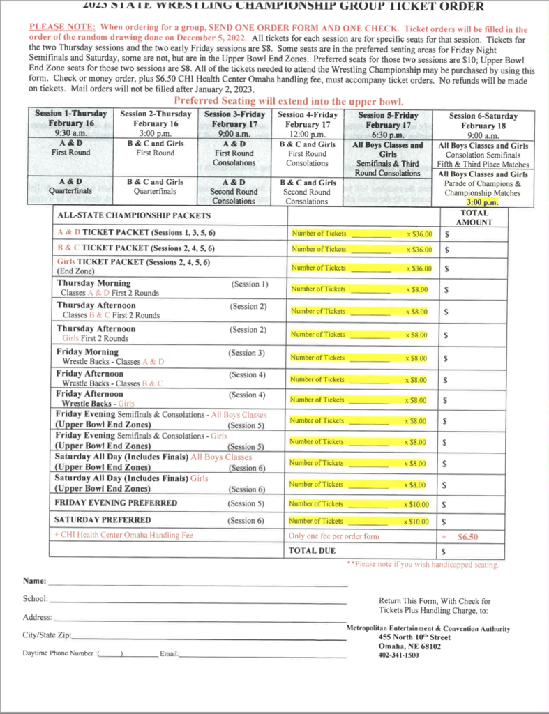 order form