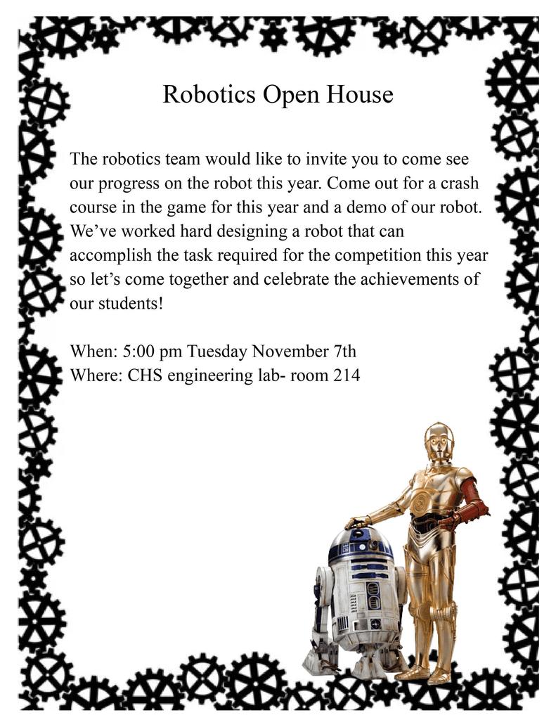 Robotics Open  House 
