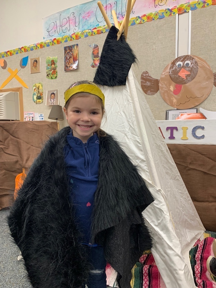 As we begin to learn about what Thanksgiving is all about, our Preschoolers are learning about Native Americans.
