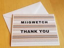 miigwetch