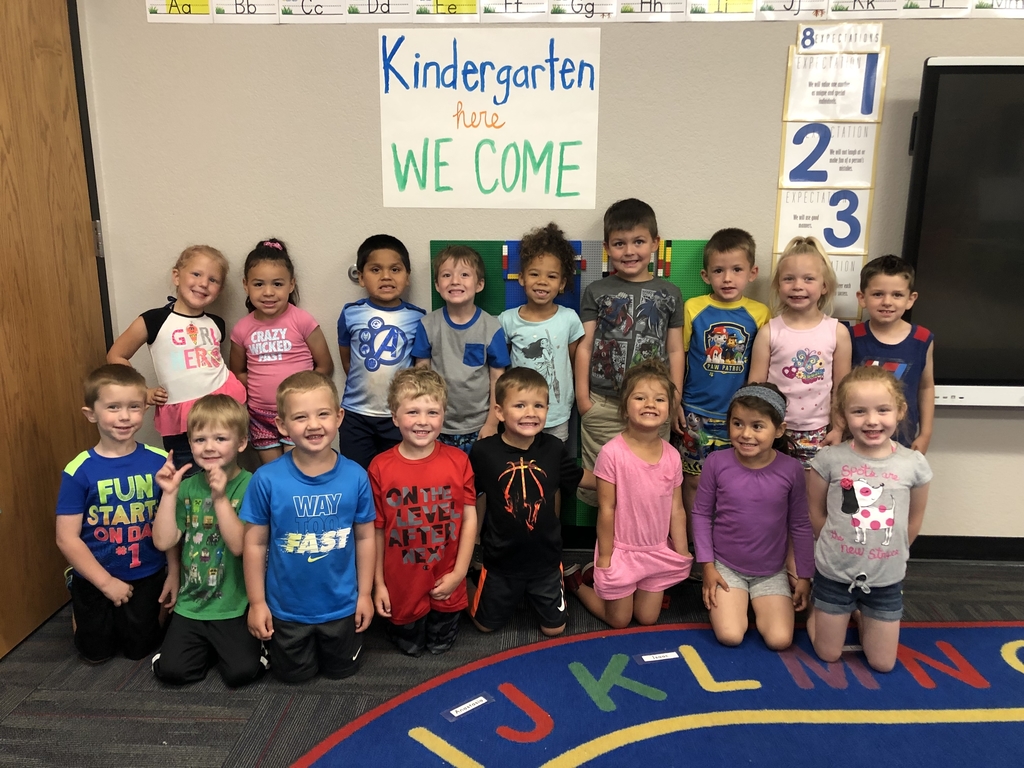 Kindergarten here we come! 