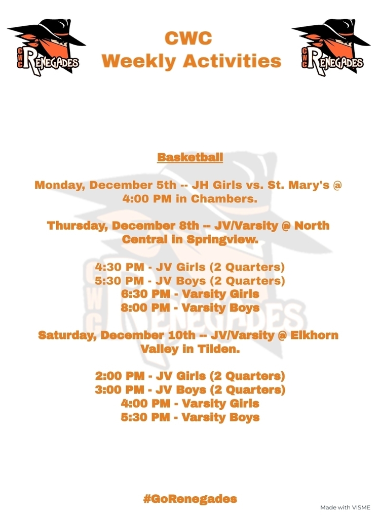 Weekly Activities