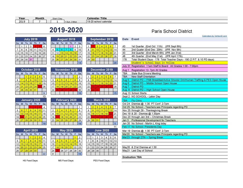 calendar