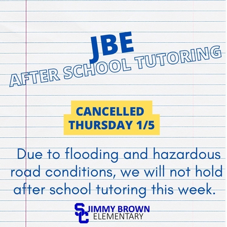 after school tutoring cancelled 