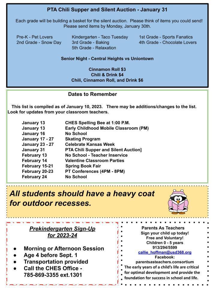 Elementary Principal's Newsletter